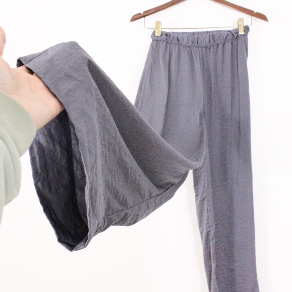 H&M Purple/Grey Satin Pajamas - Picture 7 of 10